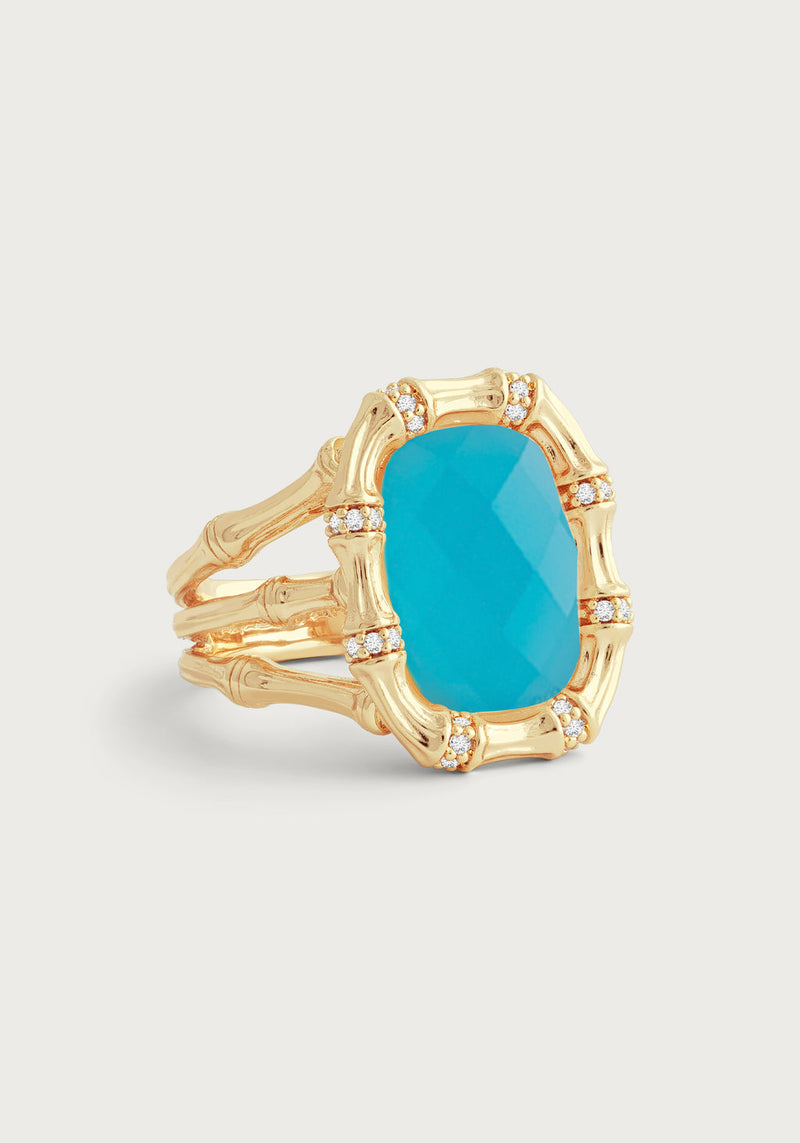 Bamboo With Stone Ring