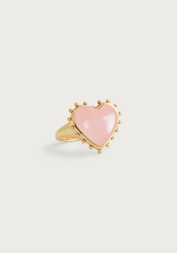Heart With Stone Ring