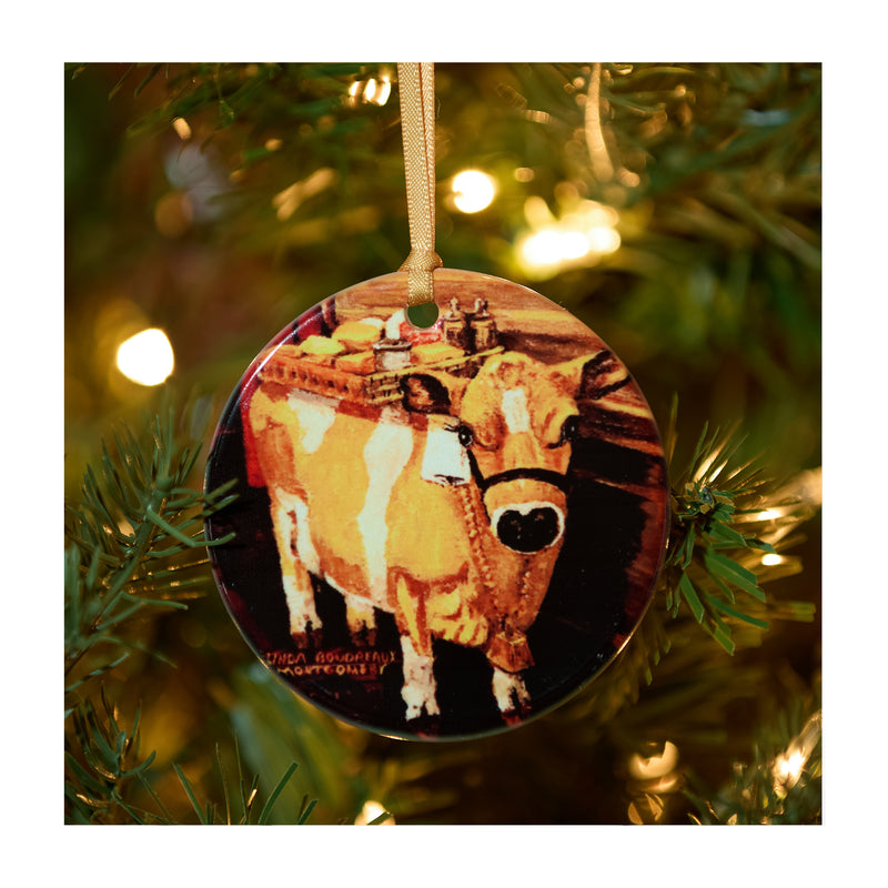 Faira The Cheese Cow Ornament