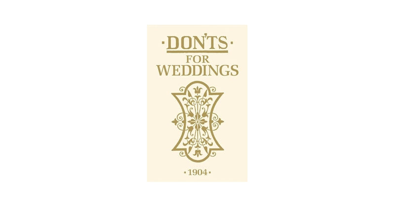 Don'ts for... Advice Books