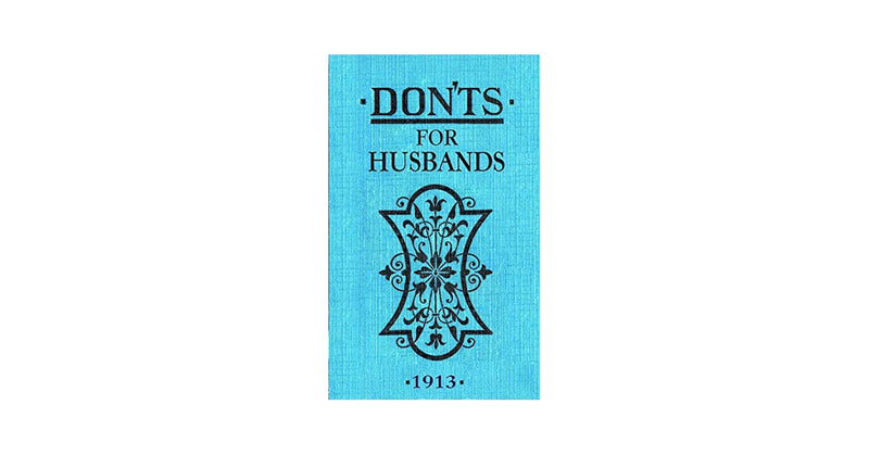 Don'ts for... Advice Books