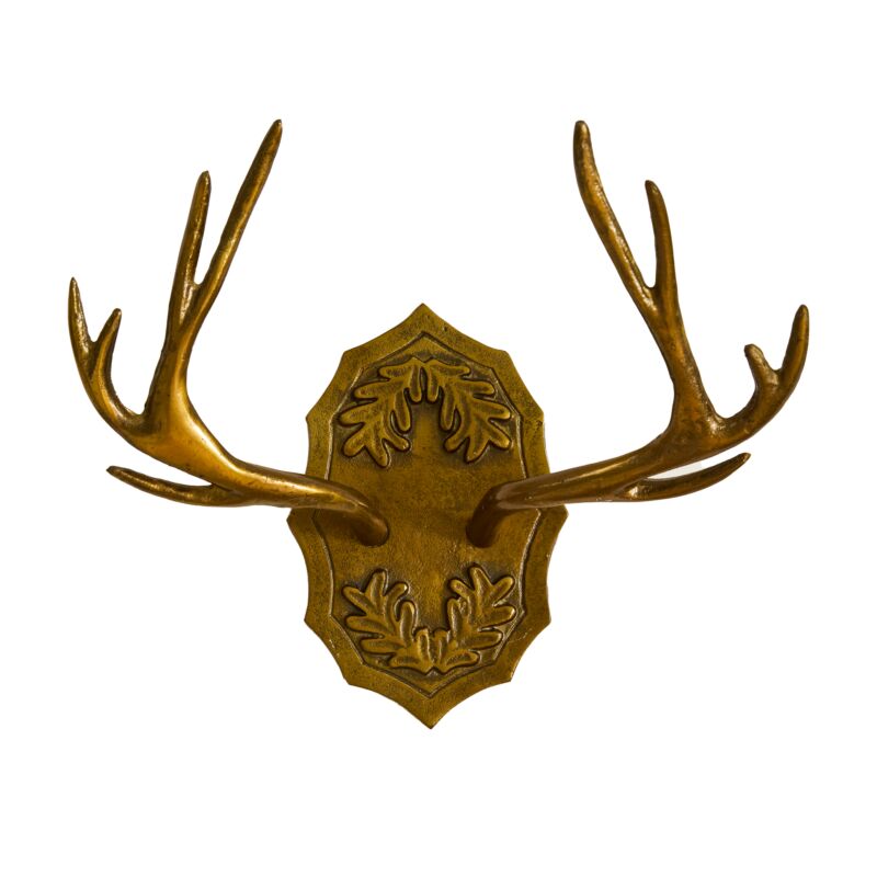 Brass Antler Wall Mounts