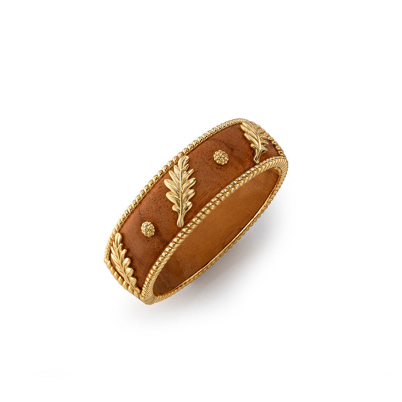 Forest Walk Oak Leaf Bangle