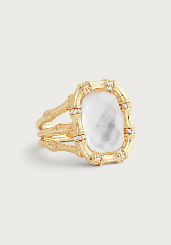Bamboo With Stone Ring