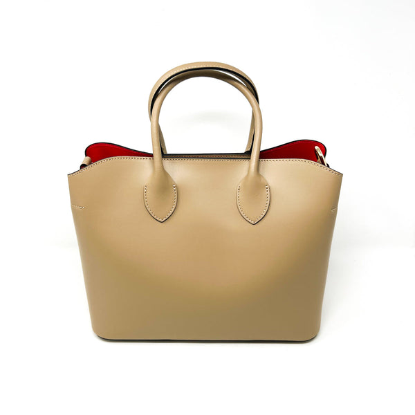 Italian Leather with red interior bag