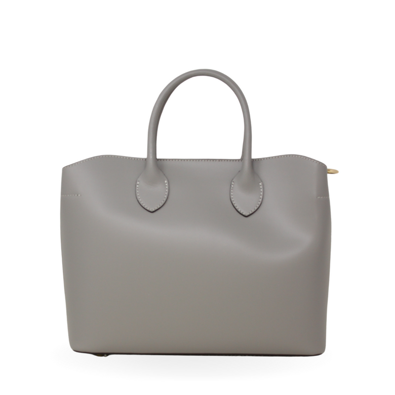 Italian Leather Bag with Red Interior
