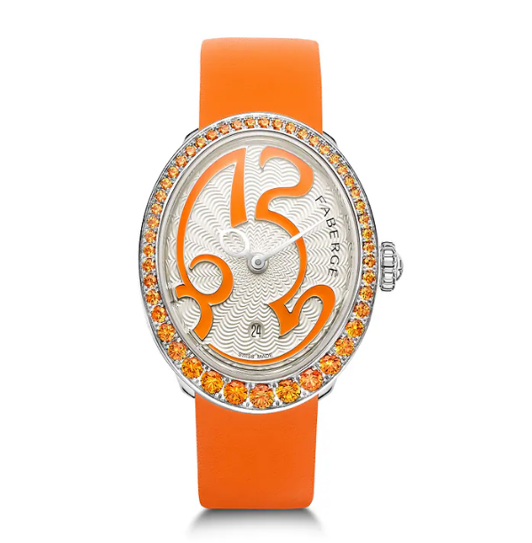 Eggsistence Orange Sapphire Watch