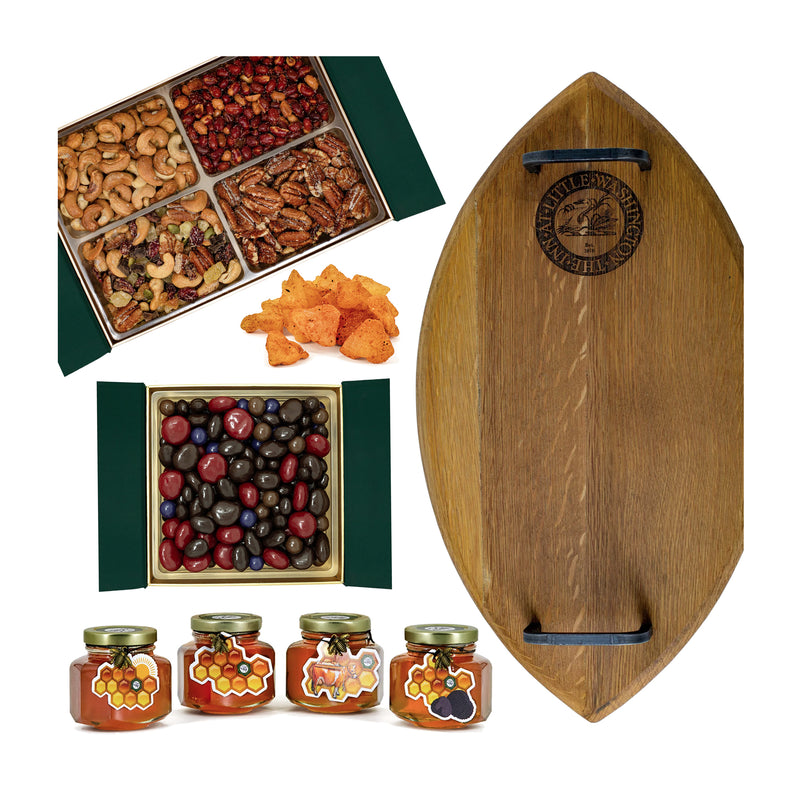 The Ultimate Gourmet Gift Set with our Signature Leaf Tray