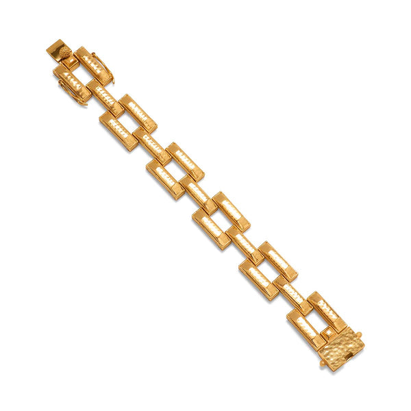 Pathway Link Bracelet, 7.5" - Gold