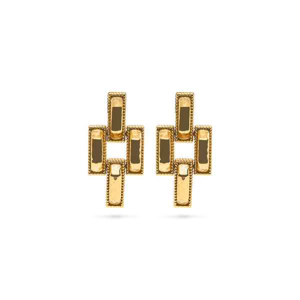 Pathway Post Small Link Earrings