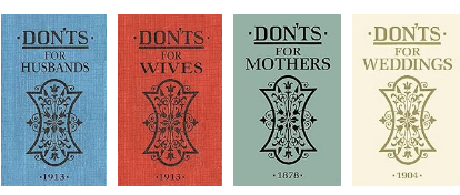 Don'ts for... Advice Books