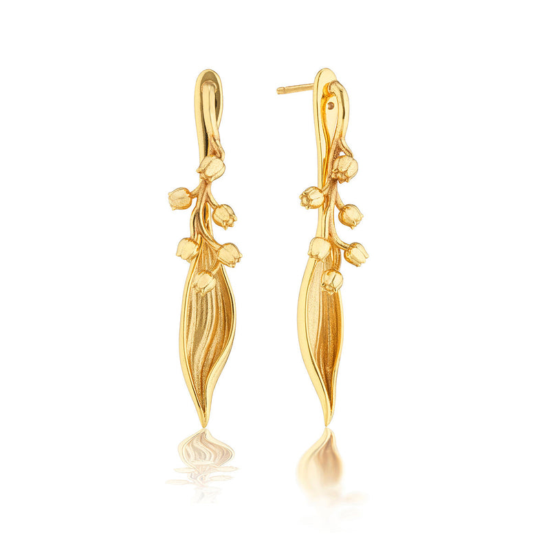 Meadow Lily of the Valley Convertible Earrings