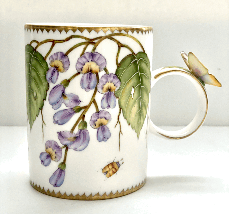 Butterfly Handle Mug