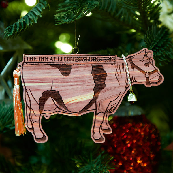 Faira the Cow Cedar Ornament