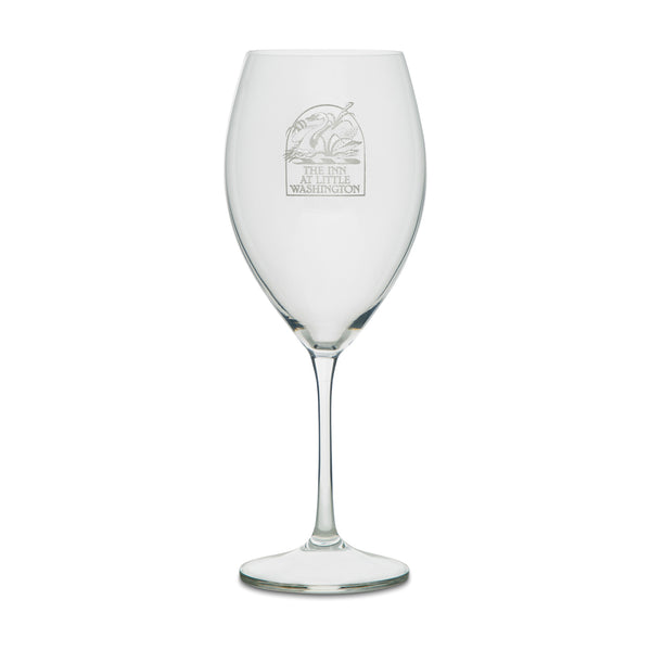White Wine Glass with the Inn's Logo